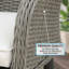 Dejun Patio Dining Side Chair with Cushion