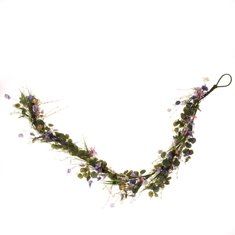 150cm Faux Floral Garland Purples **NEW**