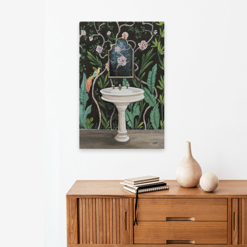 Botanical Bath I Art Deco Animal, H 24 po x l 16 po
