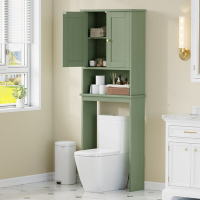 Armoire de rangement au-dessus de la toilette H 65,4 po Behren