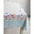 Floral 100% Cotton Square Tablecloth-53880802