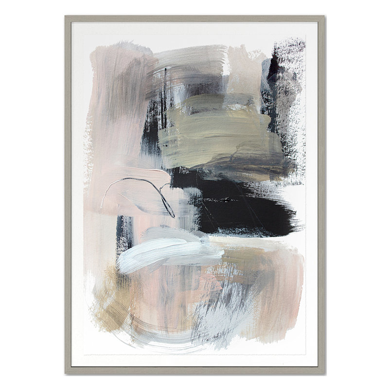 Subtle Gestures 1 Print by Bainbridge, Hope, Gray Single Picture Framed, 40'' H x 29'' W