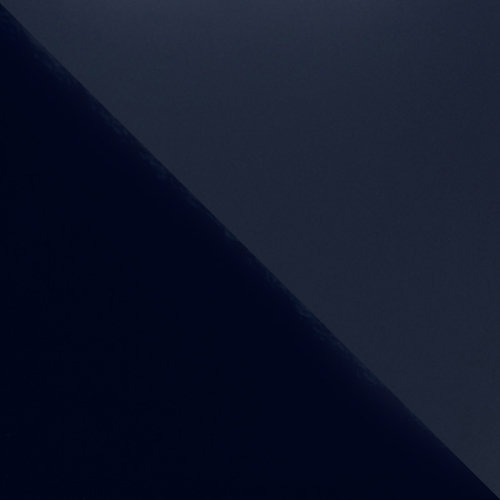 Kane Table Lamp, Midnight Blue Glazed, White, Modern Brass