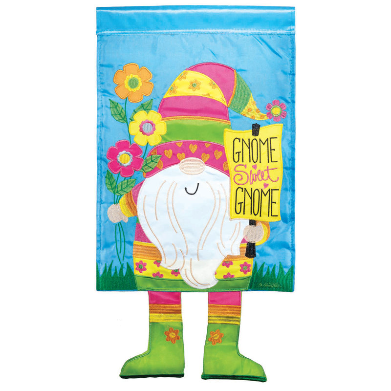 Double Sided 24 in. H x 13 in. W Polyester Garden flag