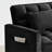 Sofa Bed Chair 3 In 1 Convertible, Recliner, Single Recliner, Suitable For Small Spaces With Adjustable Back Black-453881416