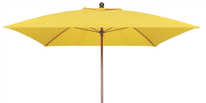 Prestige 89'' Market Umbrella, Black Sunbrella®, Terra
