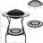 30" Fire Pit Dining Table For Outdoor 31 - Wood Burning Bowl, Patio Ice Bucket, Storage Shelf Unbeatable Bbq, Bonfire, Camping Adventures With Function Burning, Fascinating Moments