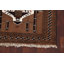 Tapis décoratif en laine noué à la main de conception unique noué à la main New Age Balouch brun 2 pi 7 po x 3 pi 7 po