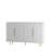 Fluted Buffet Accent Cabinet With Adjustable Shelves-1537706352
