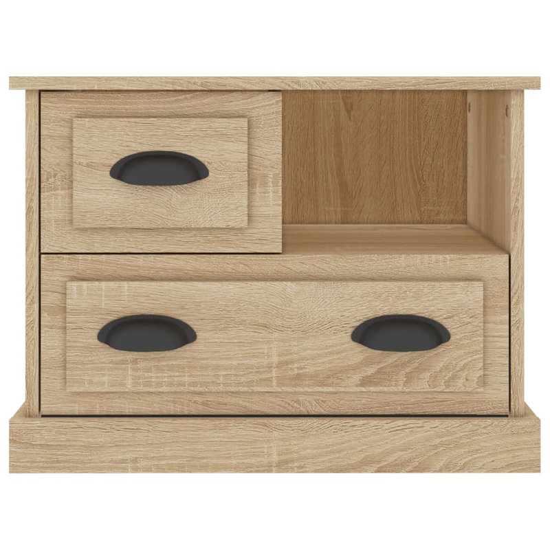 Ehrentraud 60cm W Bedside Table, Sonoma oak