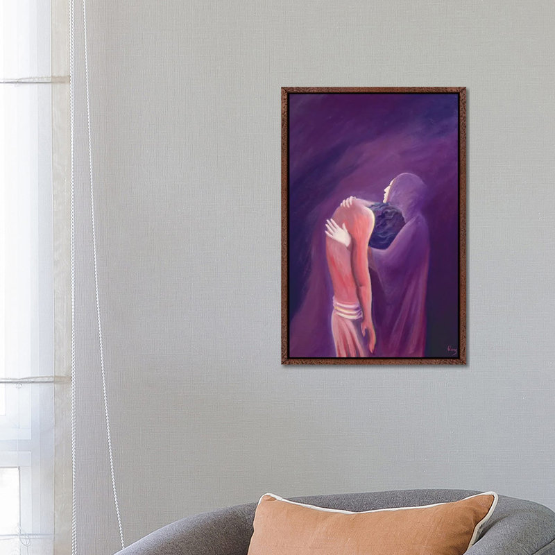 The Sorrowful Virgin Mary Holds Her Son Jesus After His Death, 1994 by Elizabeth Wang - Painting on Canvas