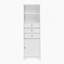 Armoire de salle de bain autoportante Anegada, armoire de rangement haute avec 3 tiroirs et tablettes réglables-1525231285-1496566861
