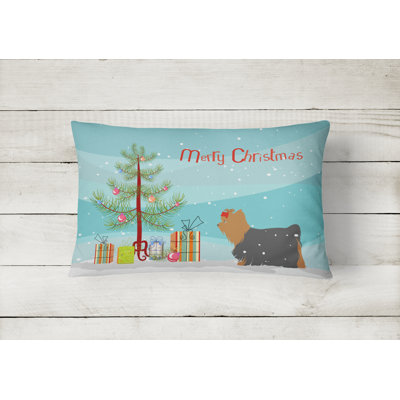 Yorkshire Terrier Outdoor Throw Pillow