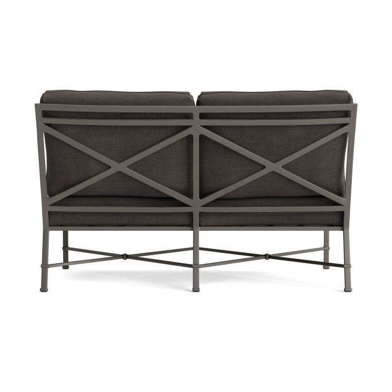 Venetian Outdoor 2 - Seat Loveseat, Fusion Charcoal, Mica