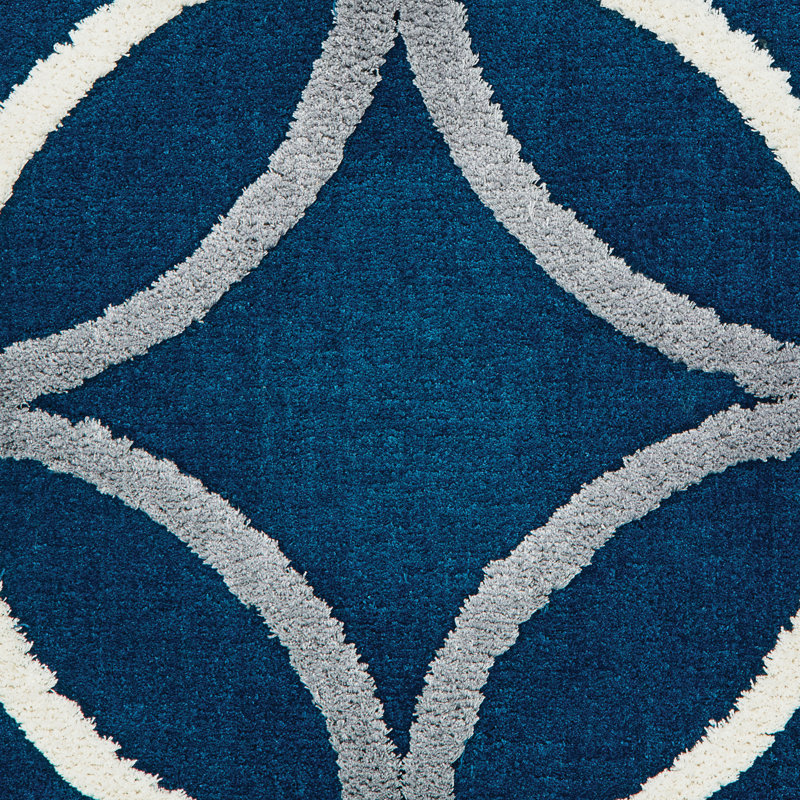 Tapis denim / bleu Alhambra, Rectangle 1 pi 10 po x 3 pi