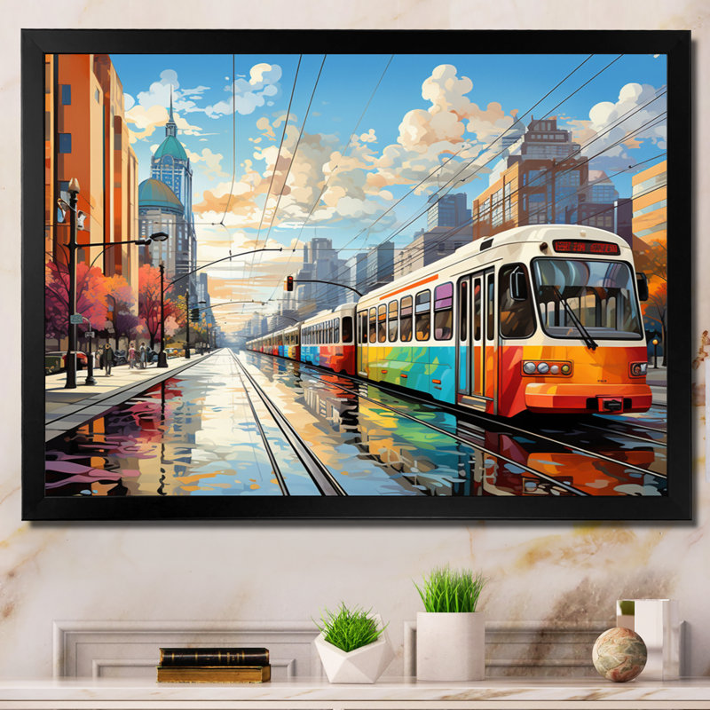 «City Philadelphia Popart I», art mural de Philadelphie, H 12 po x l 20 po x P 1 po, Toile tendue