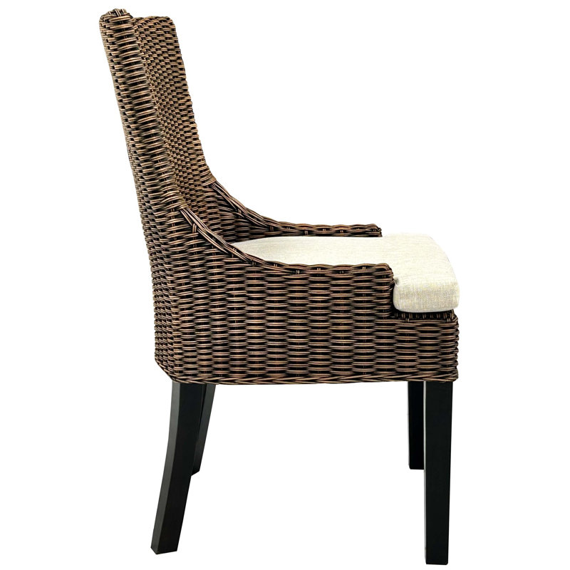 Chaise Alfresco brun antique