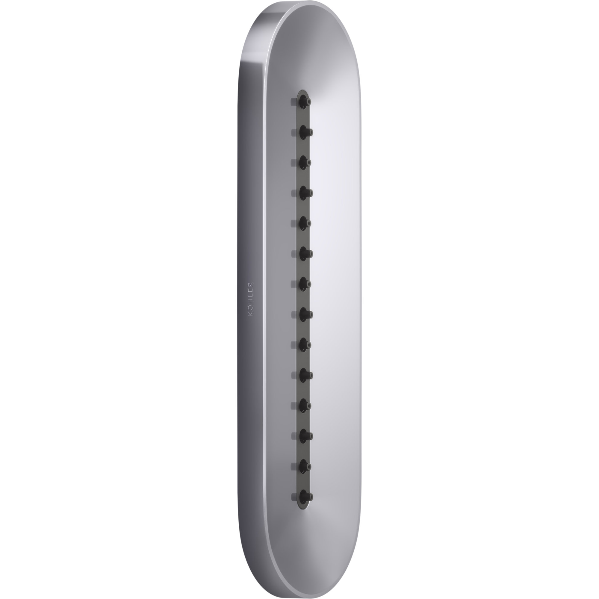Statement Oblong Vichy 2.5 Gpm Body Spray, Polished Chrome