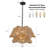 5-Light Hand-Woven Hemp Rope Chandelier