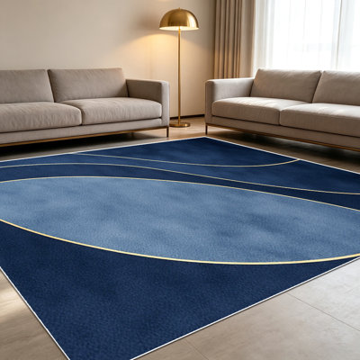 Tapis modernes abstraits de 1 pièce pour le salon, doux et confortables, convenant à toutes les saisons, faciles à entretenir, tapis de sol intérieur lavable à la machine, sous la table de ferme convenant à la chambre à coucher, à la salle à manger, au bureau, au couloir, au patio, à la maison