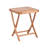 CALCIANO 2 - Person Acacia Wood Patio Dining Set with Square Table