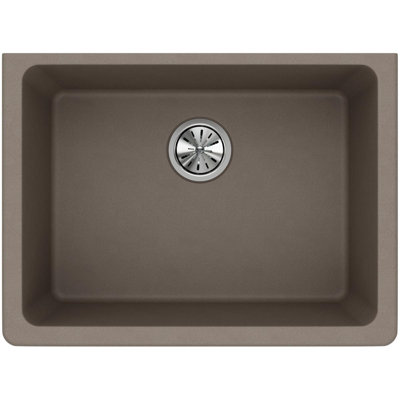 Évier de cuisine encastré en quartz classique 24-5/8 po x 18-1/2 po x 9-1/2 po