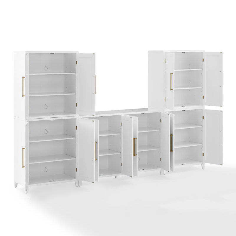 Roarke 3-piece Sideboard And Pantry Set