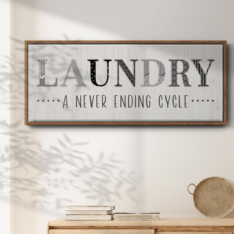 «Never Ending» - Toile encadrée, H 20 po x l 50 po