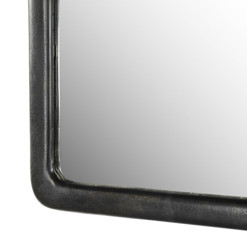 Patz Mantel Mirror, Black Antique