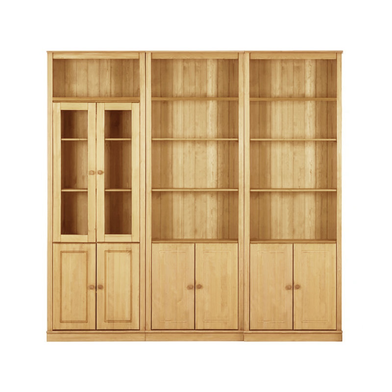 Delbis 223cm H x 222cm W Bookcase