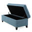 Hand- Rectangular Storage Bench - 20.5" X 18.25" Faux Leather For Board Games 18.25-1633331048