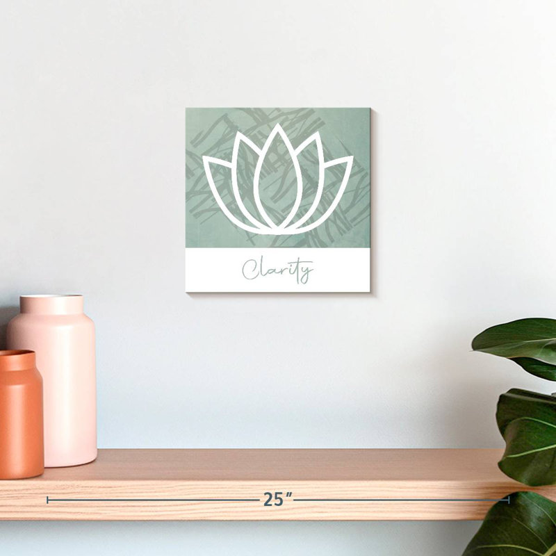 Tergel Clarity Lotus, 10" H x 10" W