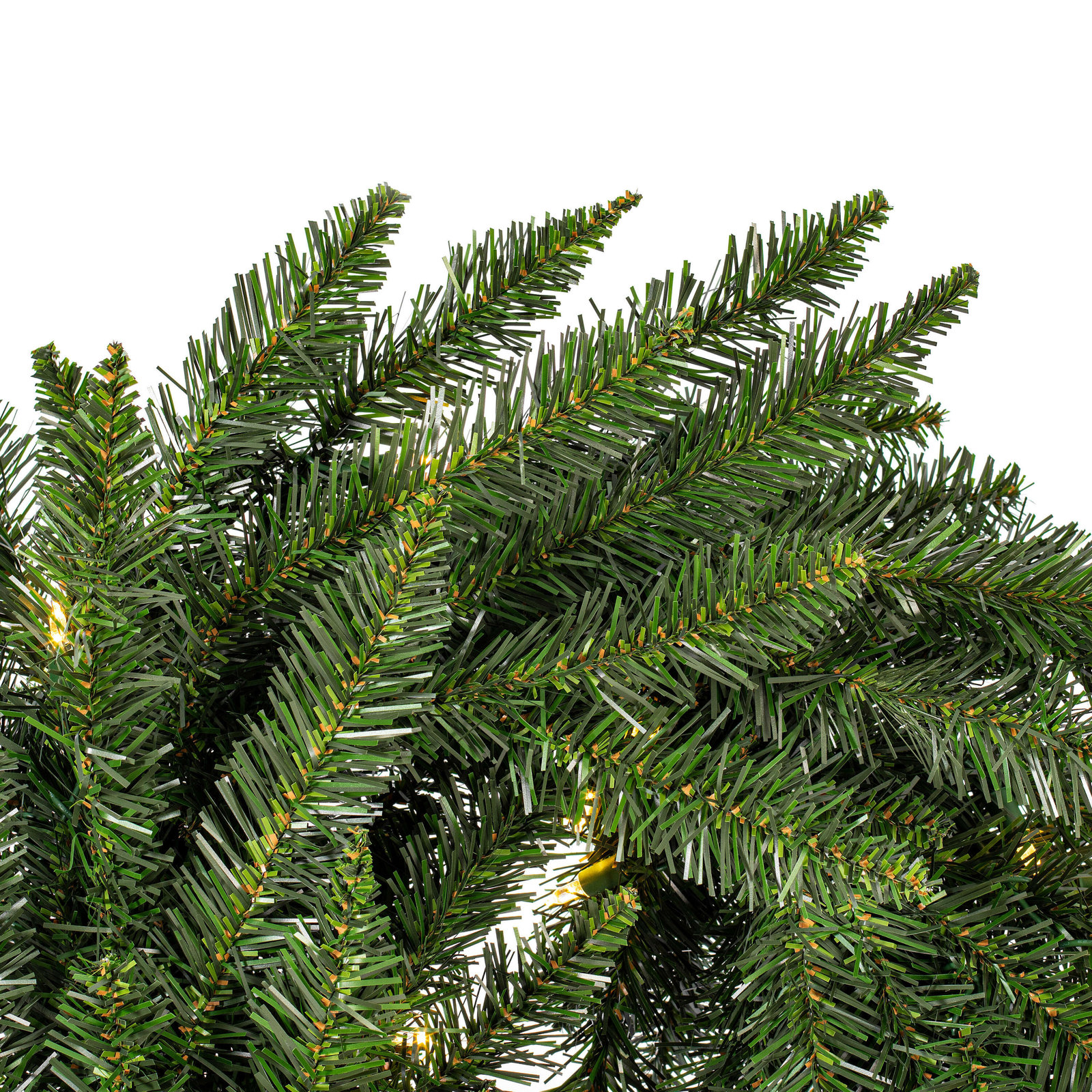 Peabody 108'' in. Lighted Faux Garland, Green, 20" x 108"