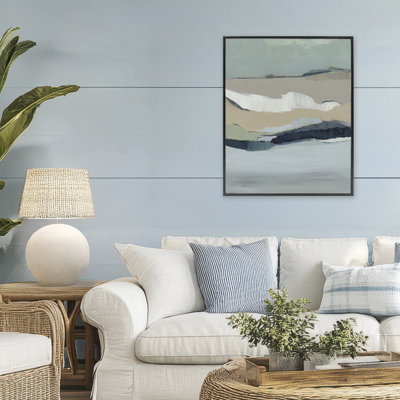 Giclée encadrée par l'abstraction de marée, conception de Jacob Q