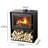 Home fires warm fireplaces