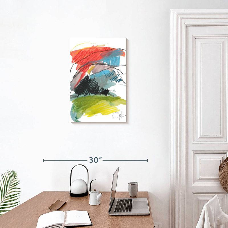 Avery Abstract Landscape No. 40, 24" H x 16" W