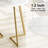 30 Inch White and Gold Small Round Dining Table for 2 – Mid-Century Modern Kitchen Table, Breakfast Table, Bistro Table, Indoor & Outdoor MDF Wood Table with Metal Frame, Rustic Modern Dining Table-404790883