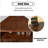Nut-brown Solid Wood+Glass Display Cases