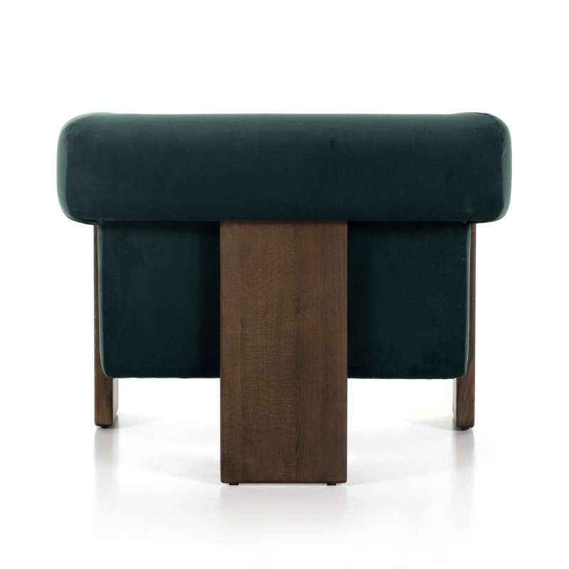 Cairo Chair-Harrison Black, Modern Velvet Smoke