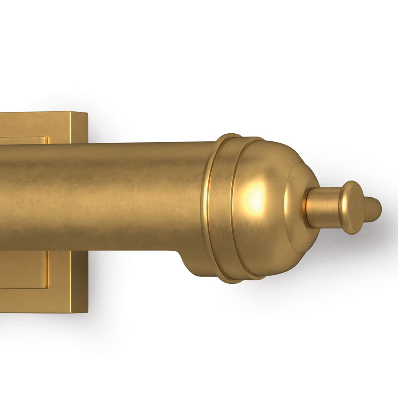 Devon Picture Light Large, Natural Brass
