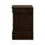 Table de chevet 2 tiroirs en cappuccino enchanteur pour meubles de chambre à coucher avec tiroirs, esthétique