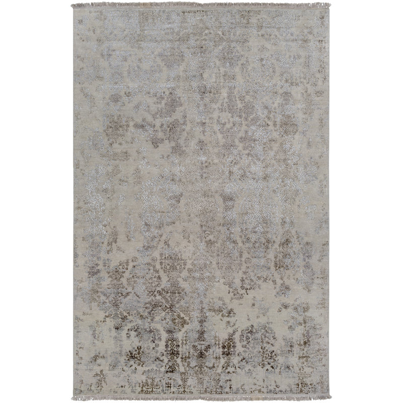 Hand Knotted Oriental Indoor Rug, Rectangle 2' x 3'