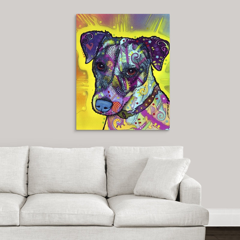 " Jack Russell " by Dean Russo, Canvas, 48" H x 38" W x 1.5" D