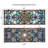 8.5"H Amalbena Rectangular Stained Glass Pub Window Panel