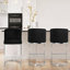 Tabouret de comptoir rembourré 26 po Bittencourt-710901363-722320783