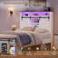 Cadre de lit simple avec porte de grange coulissante Farmhouse-1115433646-1115433647