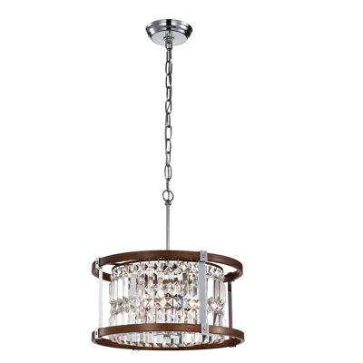 Luminaire suspendu tambour 3 lumières Mathewson