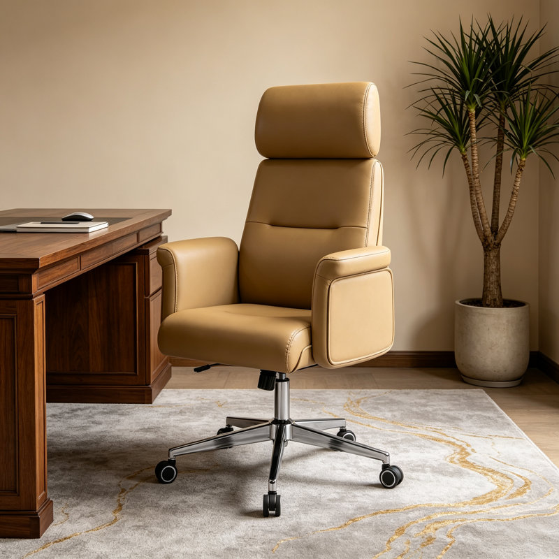 Fauteuil de direction Modern Modern, Coffee Brown