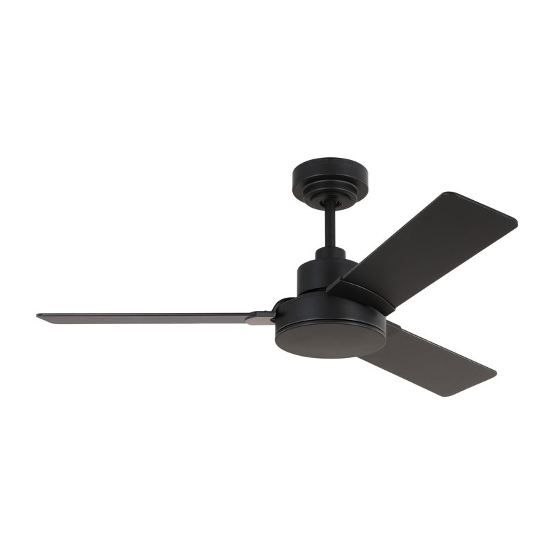 Elvis 44'' Ceiling Fan, Midnight Black
