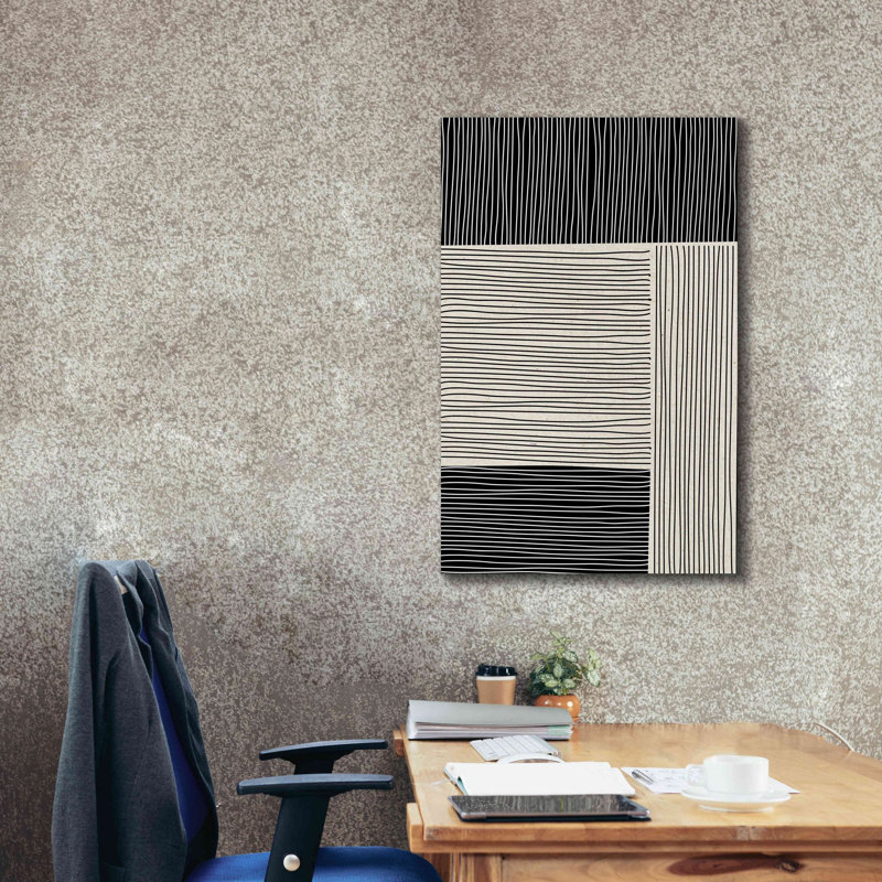 'Ribbing 1' by Design Fabrikken, Giclee Canvas Wall Art, 40" H x 26" W x 1.5" D